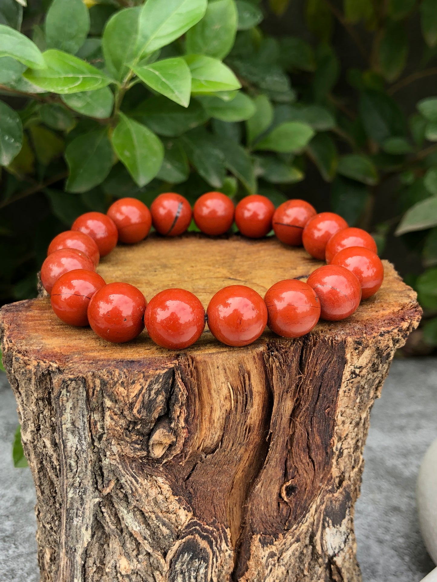 Beautiful Red Jasper Unisex Bracelet